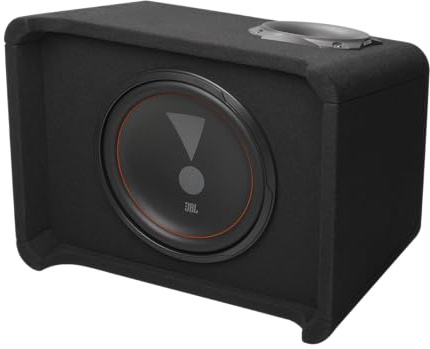 JBL Club 1200P - Caja Individual de 30.5 cm con Puerto de Flujo Deslizante, 400 W RMS, Pico de 1200 W, sensibilidad (1 W/1 m): 86 dB, Respuesta de frecuencia (-6 dB): 30 Hz - 400 Hz, impedancia