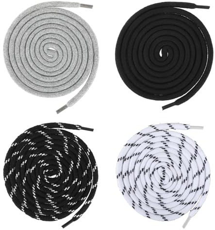 Giantree 4Pcs Replacement Drawstring Cord， Waist Drawstring Cord, Drawstrings Ropes Cords Replacement with Plastic Easy Threaders, for Hoodies, Sweatpants, Sweaters