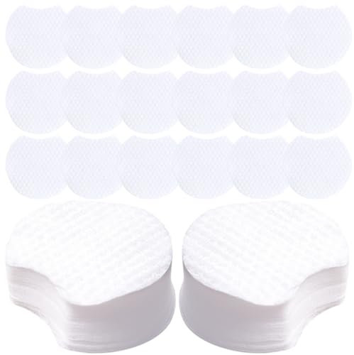FRCOLOR Halbrunde Dicke Einweg Make up Entferner Pads 1200 Stück Vliesstoff Gesichtsreinigungspads Für Tägliche Hautpflege Und Reisen