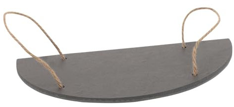 Cabilock Restaurant Sushi Plate Natural Serving Plate Semi-Circular Cheese Board Charcuterie Set