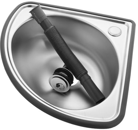 ULTECHNOVO Stainless Steel Rv Wash Basin Single Bowl Undermount Sink for Kitchen Bar Workstation Space-saving Design for Washing Vegetables and Hands