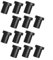 12 Clamping Jaws for Workbench, Fit for 19/20mm Dog Holes, Perfect for Woodworking Applications with Secure Grip (20MM red)