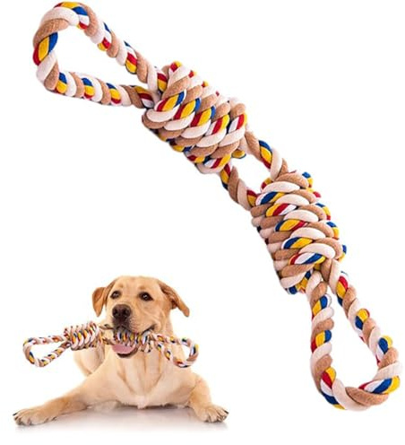YdingYshengL Dog Rope Toys,Aggressive Chew Rope Toys for Medium Large Dogs, Tooth Cleaning Chew Toys, Tug of War Dog Toys