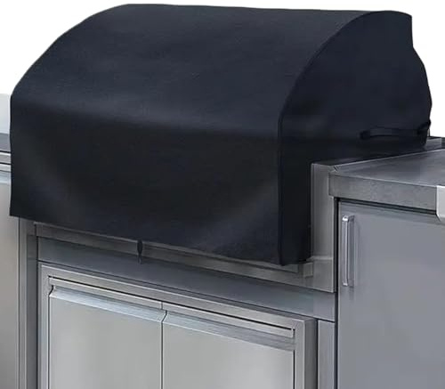 Cubierta para Parrilla Quemador Lateral - Cubierta Protectora | para Parrilla de Tela Oxford: Repelente al Agua, Duradera, Que Ahorra Espacio y Plegable para Proteger el Quemador Lateral al Aire