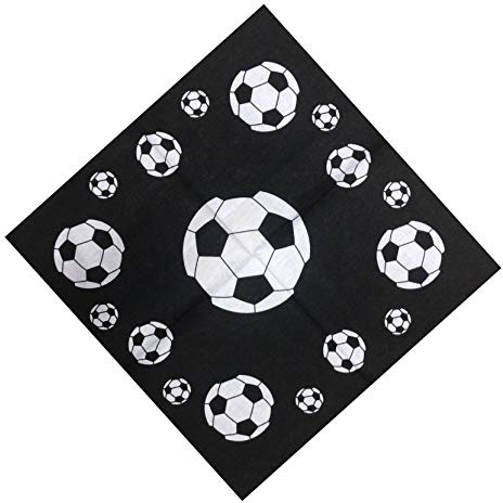 Unbekannt Bandana Kopftuch Halstuch Nickituch Biker Tuch Motorad Tuch verschied. Farben Paisley Muster, Fußball Muster, ...