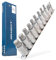 Lot de 12 douilles XZN Haskyy à denture multiple M4 M5 M6 M8 M9 M10 M11 M12 M13 M14 M16 M18