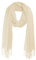 Bovari Schal Pashmina aus Premium Viskose - weich wie Kaschmir -, glänzend wie Seide - 200x70 cm XL Damen-Schal (off white/creme weiß)