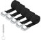 5 Piezas Correa de Amarre, 25 mm x 1,5 M Cinchas de Amarre con Correas Tensoras, Correas de Sujeción de Correas Tensoras con Hebilla para Bicicleta Moto Coche Equipaje Camping, con Silbato
