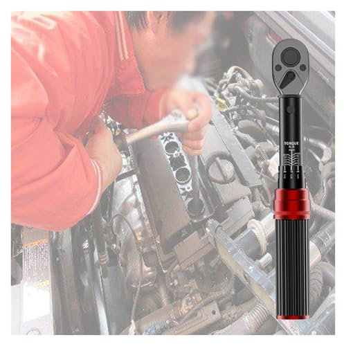 Clé dynamométrique Clé Dynamométrique Digitale En Acier 1/4 IN 72 Dents, Clé Dynamométrique 0.5-25 Nm 1/4 Drive Avec Poignée Antidérapante, Clé À Engrenage Ajustable Pour Atelier De Réparation Automob