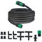 Porous Watering Hose for Gardens - 3-in-1 Drip/Soak/Sprinkle Irrigation,Efficient Garden Irrigation System for Lawns, Flower Beds, Patio Plants (30M)