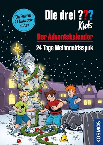 Die drei ??? Kids, Der Adventskalender 24 Tage Weihnachtsspuk. Extra: Stickerbogen