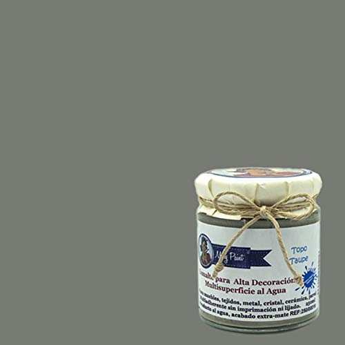 Pintura Multisuperficie al agua Mate efecto Chalk 250 (Gris Topo)