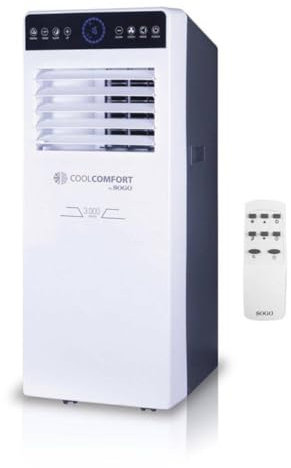 Aire Acondicionado Portátil 12.000 BTU/h, 3.000 Frigorías, 1.350 W, clase de eficiencia energética A