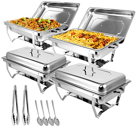 Snowtaros 4pcs Chafing Dishes, servidor de buffet