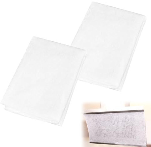 Filtros Universales Antigrasa, Filtros para Campanas de Cocina, Filtro Extractor Cocina, Filtro de Grasa Filtro Campana Extractora Universal Filtros de Papel Filtrar Grasa Polvo, 45 x 90 cm, 2 Piezas