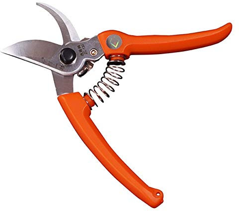 MRKU Tijeras de podar Profesionales para jardín, Tijeras de podar, Tijeras de podar, Tijeras de podar manuales, Tijeras de podar afiladas, Herramienta de jardinería, Color Naranja