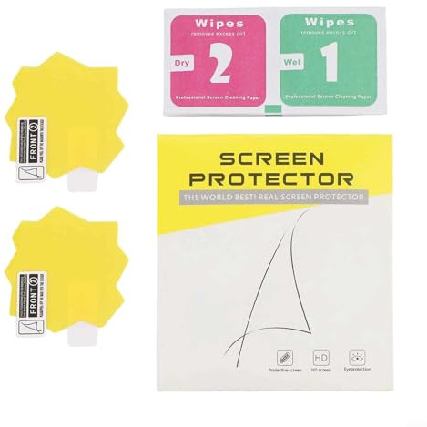 Displayschutzfolie für Tamagotchi Paradise mit vollständiger Abdeckung, ermöglicht Zugriff auf alle Tasten und Anschlüsse und schützt gleichzeitig den Bildschirm (gelbe weiche Folie)