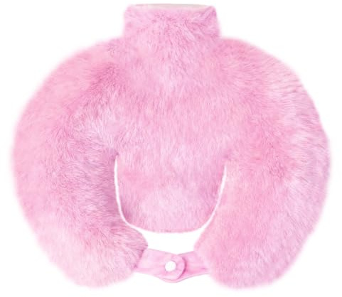Borsa dell'acqua calda per il collo,Borsa dell'acqua calda a forma di U con copertura morbida,ideale per addome, gambe, spalle e schiena –Regalo per il calore invernale garantisce calore prolungato