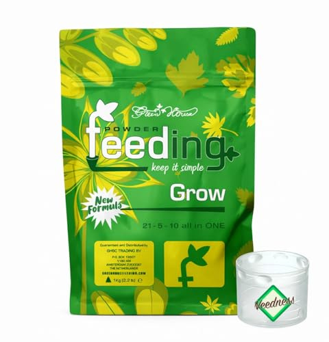 Weedness Green House Feeding Grow 500 Gramm - NPK Dünger Grow Anbau Indoor Erde Flüssigdünger Organischer