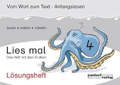 Lies mal 4 - Das Heft mit dem Kraken: Lösungsheft