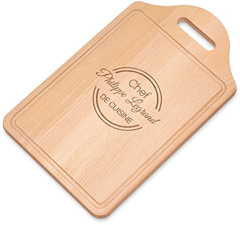 Maverton Planche à découper à personnaliser pour homme, Planche apero | Planche apero pour chef de cuisine, Plateau fromage pour papa, pour anniversaire, cuisine accessoire pour lui, Cercle