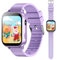 PTHTECHUS Smart Watch für Kinder, Kinderuhr mit Fotoapparat, MP3-Player, Lernen und Spielen, Kindergeschenk für 3-12 Jahre alte Jungen und Mädchen, Lila