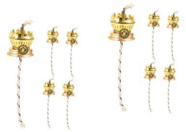 Garneck 2sets Oil Lamp Burner for Outdoor Kerosene Lantern Regulator Vintage Oil Lamps 5pcs*2