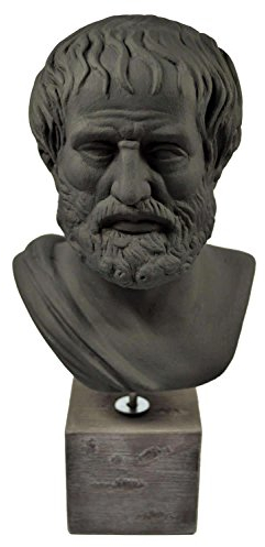 Estia Creations Busto de estatua de filósofo griego antiguo de Aristóteles
