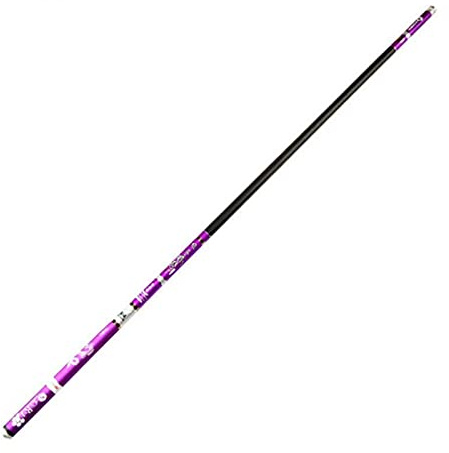 HASMI Fishing Rod Kohlefaser-Angelrute Superleichte Teleskoprute Angelrute 2,7 M -7,2 M Karpfen-Feeder Teleskop-Angelrute Angelrute Angelrute (Color : Purple, Size : 6.0m)