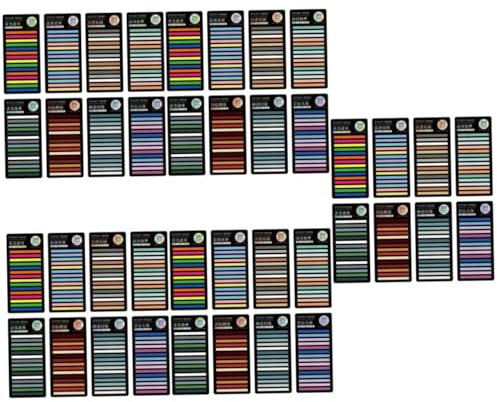 VILLCASE 40blätter Bunte Lese-tabs Teiliges Farbige Index-sticker Für Notizen Praktisch Für Schüler Lehrer Lesen Erleichtern Möchten Für Markieren Von Schlüsselstellen