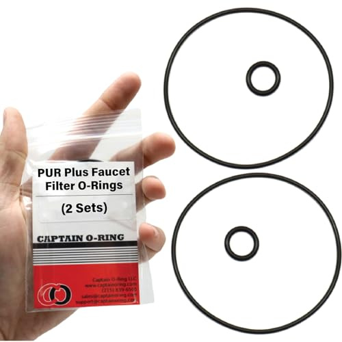 Captain O-Ring – Replacement O-Rings for PUR Plus Sink Faucet Filters (2 Sets)