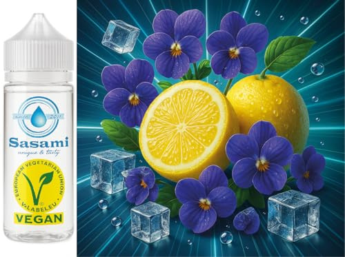 Violet Citrus Ice - Zitrone Veilchen Ice Aroma Konzentrat - Vegan - Sasami - 10ml