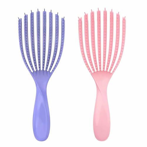 Somnr Detangling Hair Brush Set for Wet & Dry Hair, Gentle Knot Removal