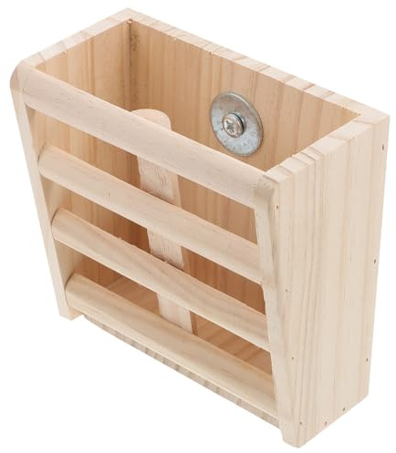 Hemobllo Support pour Lapin Bois Distributeur De Nourriture pour Cobayes Étagère Accessoires pour Cage à Lapin