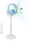 Princess Smart Fan & Air Purifier, Bladeless, 4 modes, 9 speeds, up to 120° oscillation angle, with temperature and humidity sensors, built-in lamp, pedestal fan