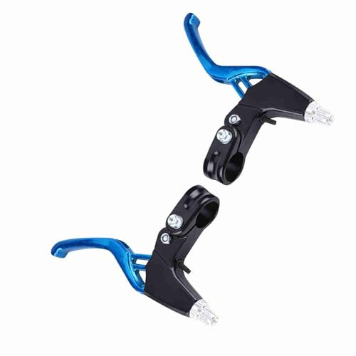 XHIKOWAT Aluminium Alloy Mountain Bike Bicycle Brake Level Handles Lightweight for Cycling (Blue)