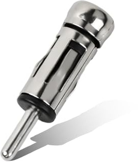 Adaptateur D'antenne Autoradio, Adaptateur D'antenne Modulateur Radio FM, Antenne Autoradio Voiture Connecteur (DIN Mâle - ISO Femelle) pour Véhicule Européen