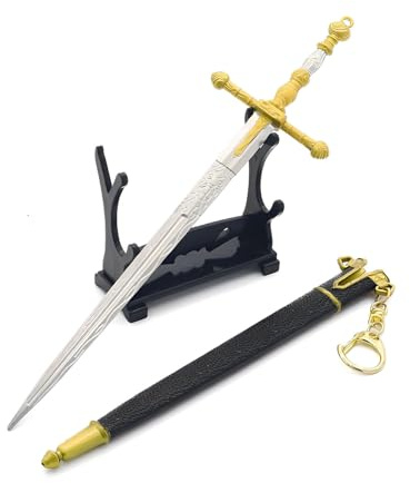 Huadafun Elden Ring LordsWorn's Straight Sword mit Erdtree Gravaved Scabbard Veteran's Relic Edition Great Sword Desk Decoration Ornaments Game Collection Geschenke für Gamer & Fans