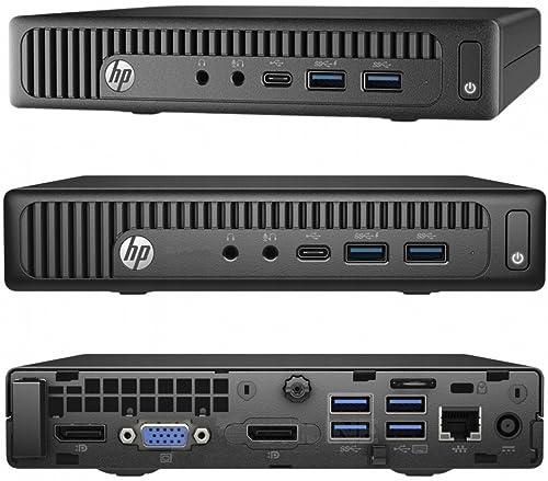 HP 800g 18cm Silent Mini-PC Business Office Multimedia Computer mit 3 Jahren Garantie! - Intel Core i7 6700T, 8 Threads, 3.6 GHz - 32 GB DDR4-1 TB SSD - WLAN - BT - USB3 - Windows 11 Prof. #7984