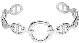 Purelei Chic Armcuff – eleganter Armreif mit Ring-Design, wasserfest – Edelstahl, 14K vergoldet, 18K rosévergoldet oder silberfarben (Silver)