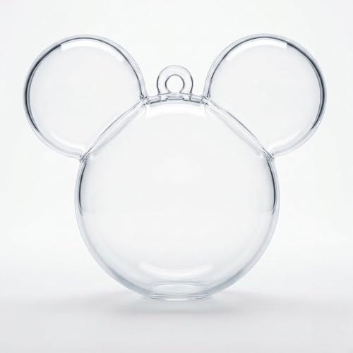 Ingrosso e Risparmio Bomboniera Nascita 10 Scatoline Plexiglass a Forma di Faccia Topolino o Minnie Idee Utili Evento Originali Economiche Personalizzabili Compleanno Battesimo Gadget