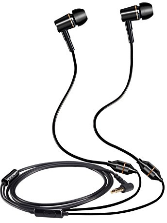KINDEN EMF Protection Headphones Anti-Radiation, EMF Blocking Earphones Air Tube Headset Radiation Free Earbuds with Microphone Binaural Acoustic Stereo Wired for 3.5 mm Jack Devices Only