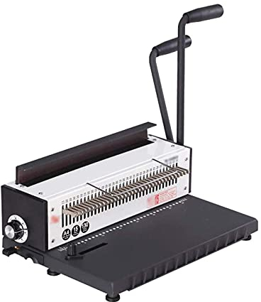 TEmkIn Bindemaschine, 34 Löcher, 130 Blatt, Doppelspulen-Stanz- und Bindemaschine für Letter-Format, A4, A5 oder kleinere Größen für Zuhause, Unternehmen, praktisch und langlebig