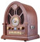 Portable Radio CD Player, Retro Bluetooth Wood Speaker Box, Retro FM/AM Radio with Stereo System + AUX, Support Bluetooth/USB/SD/MMC Card Playback, To Elderly and Children