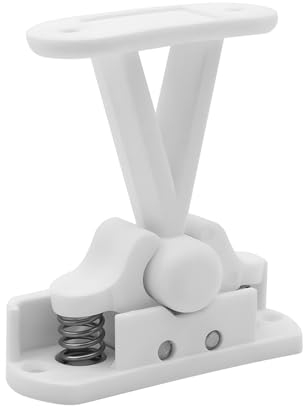 JNNJ Door Retainer Kit, White, Plastic, Doorstop, 1Pc, Universal, 57*75 mm (snap), 71 mm (card holder), Nylon