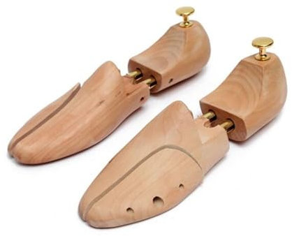 GSJNHY Shoe Tree Wood Shoe Trees 1 Pair Wooden Shoes Tree Stretcher Shaper Keeper EU 35-46/US 5-12/UK 3-11.5(EU 37 38)