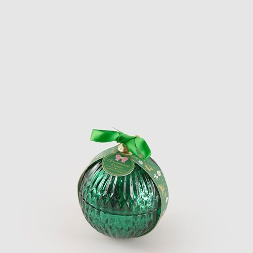 EDG Enzo De Gasperi Candela Profumata Sfera di Natale 8cm Verde
