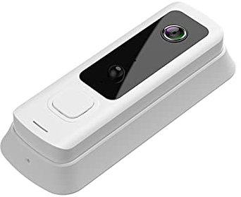 CYLZRCl Smart Doorbell PIR Motion Detection Visual Doorbell Waterproof Wifi Doorbell Camera HD 1080P Doorbell Wi-fi Enabled Video Small Wireless Doorbell (Color : White, Size : 1080P)