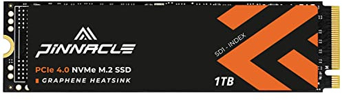 Timetec 1TB SSD PCIe 4.0 Gaming Graphene DRAM Cache NVMe PCIe Gen4x4 M.2 2280 3D NAND TLC Velocità di lettura/scrittura fino a 7.100/5.500 MB/s per PS5, PC laptop e desktop