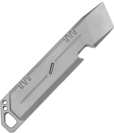 KERAXL Premium Titanium Alloy Bottle Opener Crowbar Waist Belt Clip,Portable EDC Outdoor Camping Tool Screwdriver,Mini Outdoor Adventure Cycling Multitool